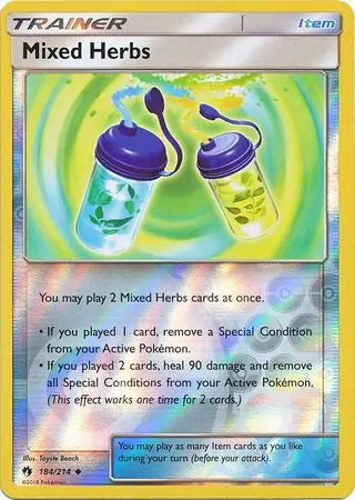 Lost Thunder Mixed Herbs #184/214 reverse holo